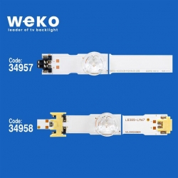 Wkset-5082 34957X5 34958X5 S_Ku6k_40_Fl30 10 Adet Led Bar