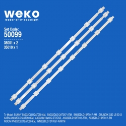 Wkset-5099 35001x2 35010x1 tkd320022000-x2   3 adet led bar