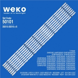 Wkset-5101 35015-35016X8 2013Svs46 D2ge-460 Birleştirilmiş Led Kodu 8 Adet Led Bar