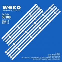 Wkset-5108 35040X5 35101X5 3Bl-T3884102/3Bl-T5524102 10 Adet Led Bar