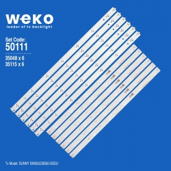 Wkset-5111 35048x6 35115x6 svj500a33_rev06_13led 12 adet led bar