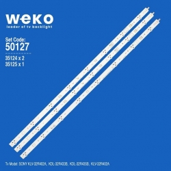 Wkset-5127 35124X2 35125X1 Lg Innotek 32 Inch Wxga Ndsoem 3 Adet Led Bar