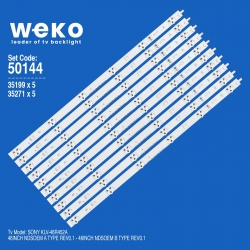 Wkset-5144 35199x5 35271x5 lg innotek 46inch ndsoem 10 adet led bar