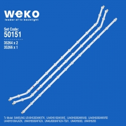 Wkset-5151 35264x2 35266x1 samsung_2013svs40 3 adet led bar