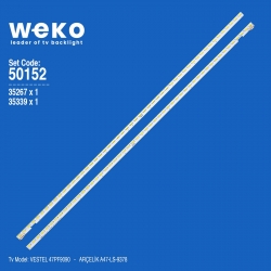Wkset-5152 35267x1 35339x1 47 v13 art tv rev 0.9 2 adet led bar (51led)