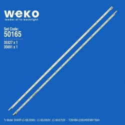 Wkset-5165 35327X1 35691X1 V500H1-Ls6 2 Adet Led Bar (56Led)
