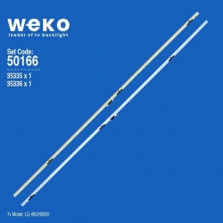 Wkset-5166 35335X1 35336X1 49 V16 As1 2475-76 2 Adet Led Bar (66Led)