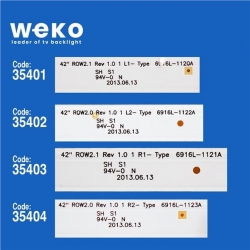 Wkset-5171 35401X3 35402X2 35403X3 35404X2 42 Row2.0 Rev 1.0 10 Adet Led Bar