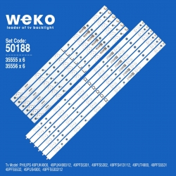 Wkset-5188 35555x6 35556x6 evt lbm490e0501 12 adet led bar