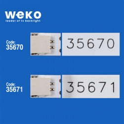 Wkset-5204 35670x4 35671x3 vestel 55 uhd drt 7 adet led bar (7+8lens)