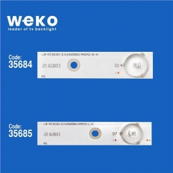 Wkset-5207 35684X8 35685X8 Lb-Pc3030-Gjuhd658x14adm2 16 Adet Led Bar