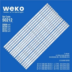 Wkset-5212 35699X4 35700X4 35721X4 35722X4 55 V17 Unb 16 Adet Led Bar