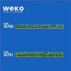 Wkset-5224 35760X1 35761X1 43Inch Fhd 2 Adet Led Bar (36Led)