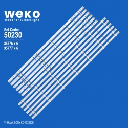 Wkset-5230 35776x6 35777x6 lg innotek fbc 70inch 12 adet led bar