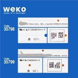 Wkset-5235 35798X6 35799X6 Lg Innotek Fbc 70Inch_E_Serıse _ 84Ea 12 Adet Led Bar