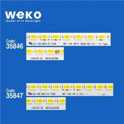 Wkset-5243 35846X1 35847X1 86 V16 Art3 2 Adet Led Bar (66Led)