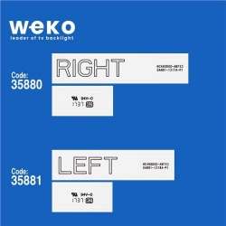 Wkset-5249 35880X4 35881X4 Nc490dgg-Aafx1-41Ca - Gan01-1255A-P1 8 Adet Led Bar