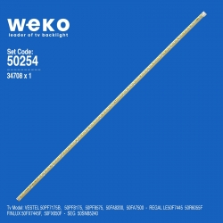 Wkset-5254 34708x1 50inch 7020pkg 72ea rev1.0 140805 1 adet led bar (72led)