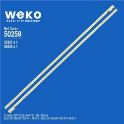 Wkset-5259 35321X1 35438X1 Sled 2012Sls40 7030 2 Adet Led Bar (44Led)