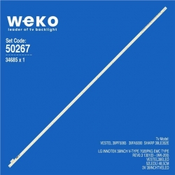 Wkset-5267 34685X1 Lg Innotek 39Inch V-Type 7020Pkg Emc Type Rev0.3 130103 1 Adet Led Bar (52Led)