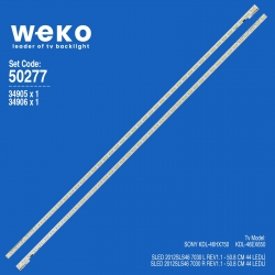 Wkset-5277 34905x1 34906x1 sled 2012sls46 7030 2 adet led bar (44led)