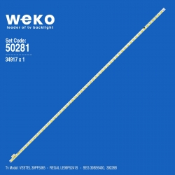 Wkset-5281 34917x1 39inch v1b 7020pkg 52ea rev0.5 131106 1 adet led bar (52led)