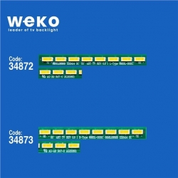 Wkset-5288 34872X1 34873X1 55 Art Tv Rev 0.0 2 Adet Led Bar 3V (72Led)