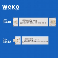 Wkset-5290 35410x6 35412x6 hl-00550a28 12 adet led bar