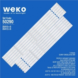 Wkset-5290 35410X6 35412X6 Hl-00550A28 12 Adet Led Bar