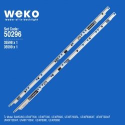 Wkset-5296 35598x1 35599x1 samsung 2013svs46 7032snb 2 adet led bar (70led)