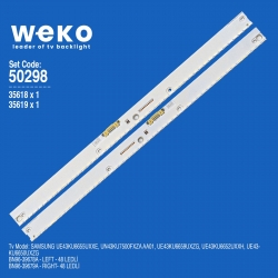 Wkset-5298 35618x1 35619x1 bn96-39678a/bn96-39679a 2 adet led bar (48led)