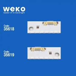 Wkset-5298 35618x1 35619x1 bn96-39678a/bn96-39679a 2 adet led bar (48led)