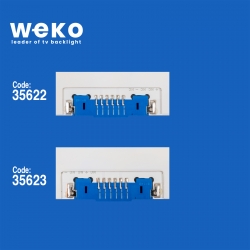 Wkset-5300 35622x1 35623x1 bn96-39673a/bn96-39674a 2 adet led bar (58led)