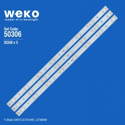 Wkset-5306 35248x3 bmtc hk29d08-zc14c-01 3 adet led bar