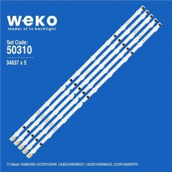 Wkset-5310 34637X5 D2ge-320Sc0-R3 5 Adet Led Bar  Bakır Tabanlı