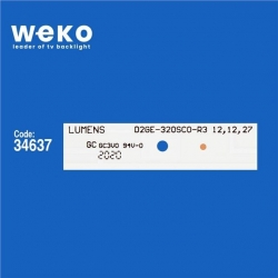 Wkset-5310 34637X5 D2ge-320Sc0-R3 5 Adet Led Bar  Bakır Tabanlı