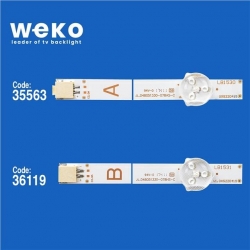 Wkset-5340 35563X4 36119X2 Jl.D48051330-078As-C/Hs-C 6 Adet Led Bar (5Lens)