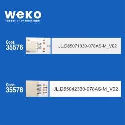 Wkset-5342 35576x10 35578x1 jl.d65071330-078as-m/jl.d65042330-078hs-m 11 adet led bar