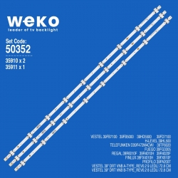 Wkset-5352 35910x2 35911x1 vestel 39 drt vnb 3 adet led bar (8+9lens)