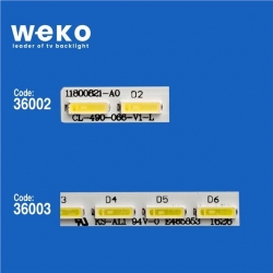 Wkset-5361 36002X1 36003X1 Cl-490-066-V1 2 Adet Led Bar (66Led)