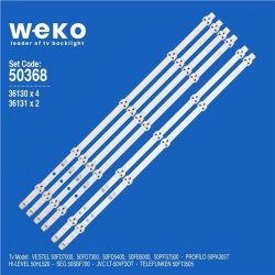 Wkset-5368 36130X4 36131X2 Jl.D50051330-078 6 Adet Led Bar (5Lens)