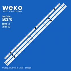Wkset-5370 36159x1 36160x2 js-d-jp3920 3 adet led bar