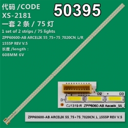 Wkset-5395 36302X1 36303X1 Arçelik_55_75+75_7020Cn 2 Adet Led Bar (75Led)