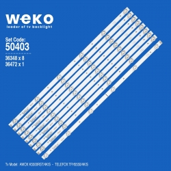 Wkset-5403 36348x8 36472x1 js-d-jp55dm 9 adet led bar