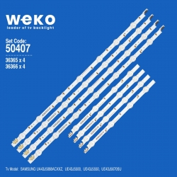 Wkset-5407 36365x4 36366x4 s_5j55_43_fl 8 adet led bar