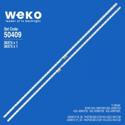 Wkset-5409 36374x1 36375x1 lb43012 2 adet led bar (45led)