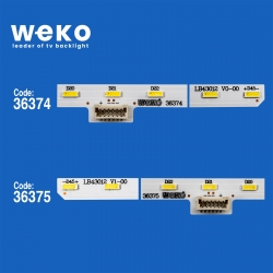 Wkset-5409 36374x1 36375x1 lb43012 2 adet led bar (45led)