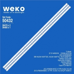 Wkset-5432 36479X2 36480X1 Js-D-Jp395dm 3 Adet Led Bar