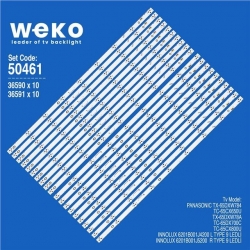 Wkset-5461 36590X10 36591X10 Innolux 6201B001J5200/6201B001J4200 20 Adet Led Bar