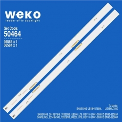 Wkset-5464 36583X1 36584X1 Samsung_2014Svs48_7032Snb_U8500 2 Adet Led Bar Çift Soket